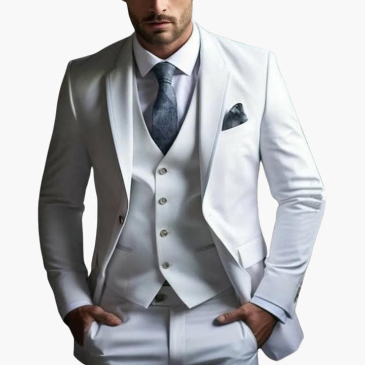 Costume homme trois pièces – veste, gilet et pantalon assortis