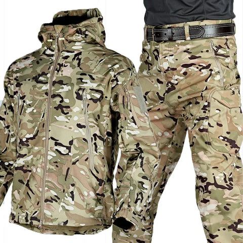 Ensemble veste et pantalon d'hiver homme – imperméable, coupe-vent