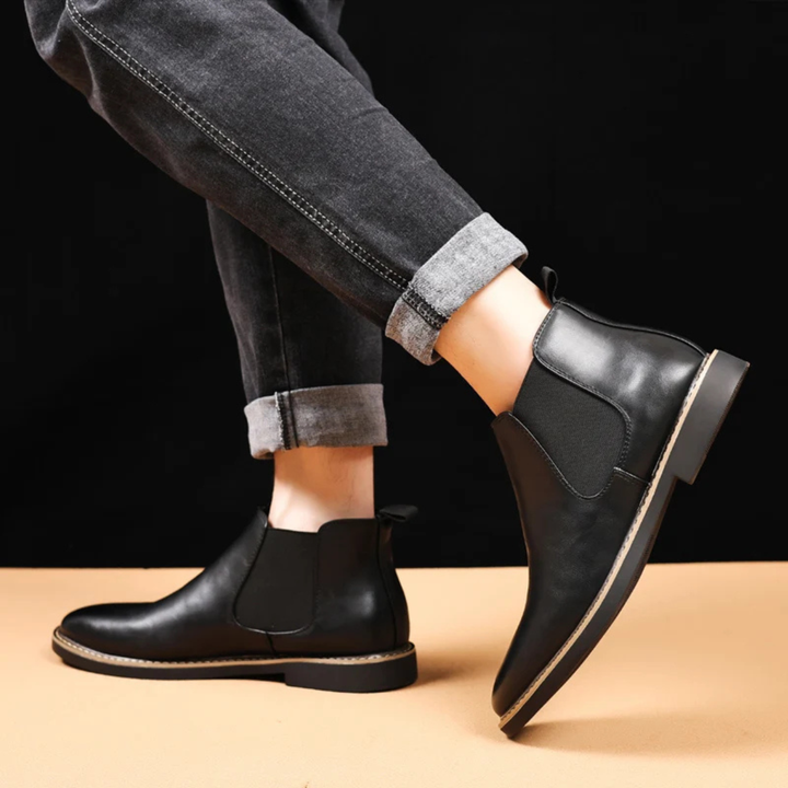 Bottines Chelsea Bradford en cuir PU pour homme