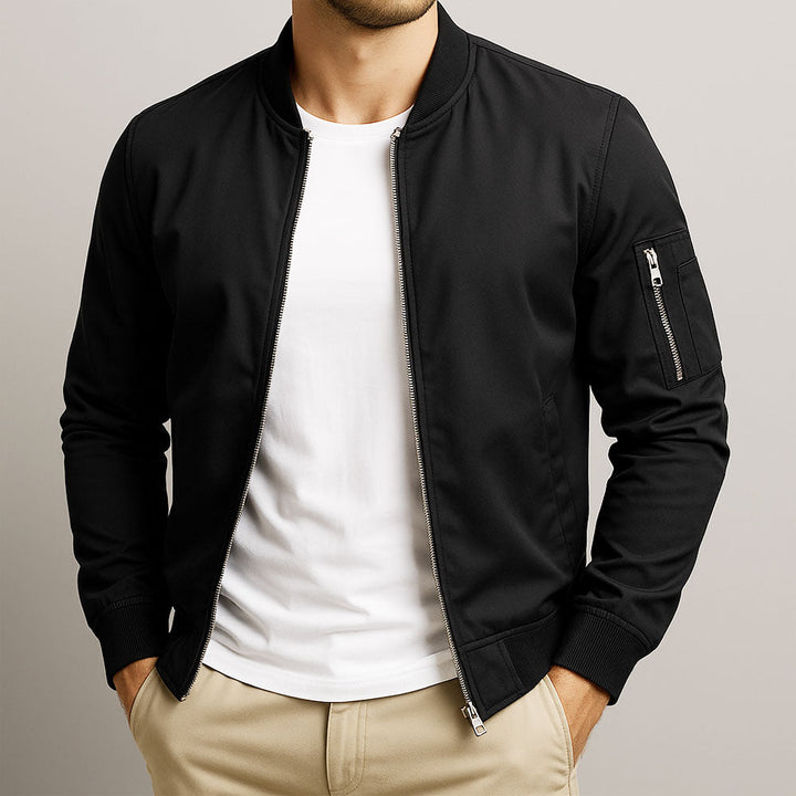 Veste homme zippée – coupe ajustée et style intemporel