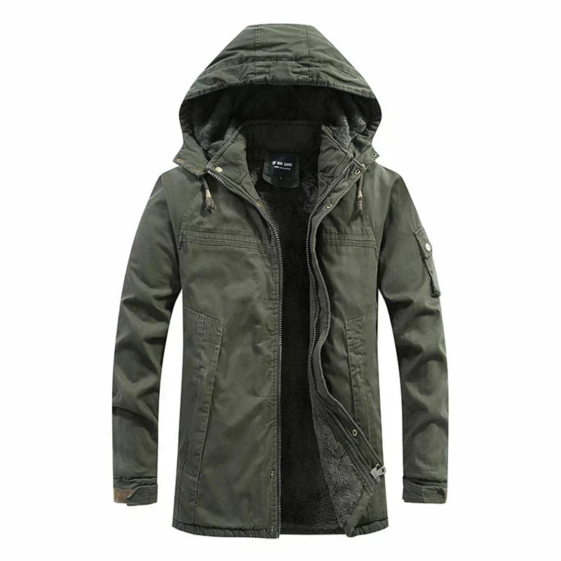 Manteau d'hiver homme doublé polaire – chaleur sans lourdeur