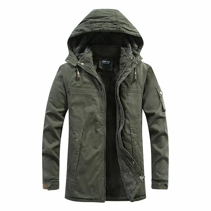 Manteau d'hiver homme doublé polaire – chaleur sans lourdeur