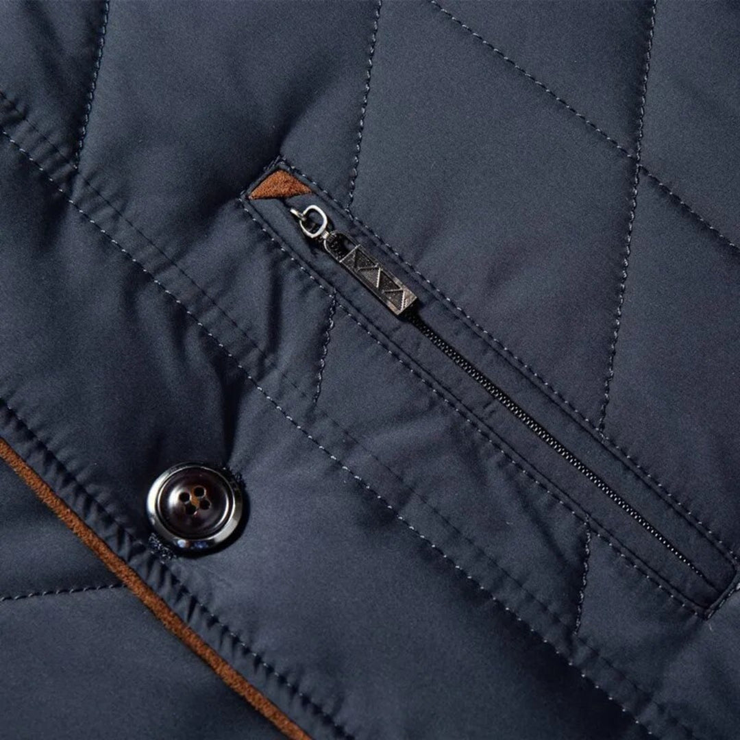 Veste matelassée homme à col montant – chaude et élégante