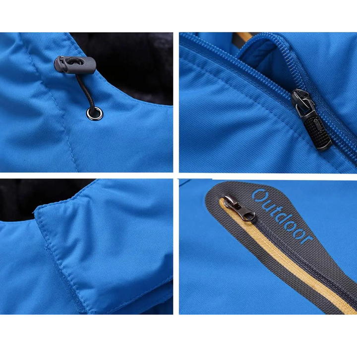 Veste outdoor Carl imperméable – doublure polaire chaude