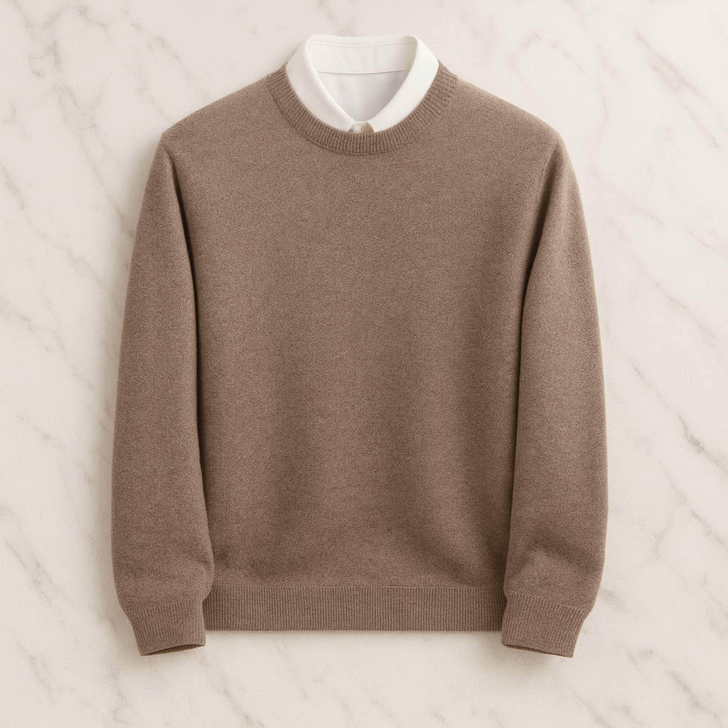 Pull homme en cachemire premium – chaleur légère et élégance