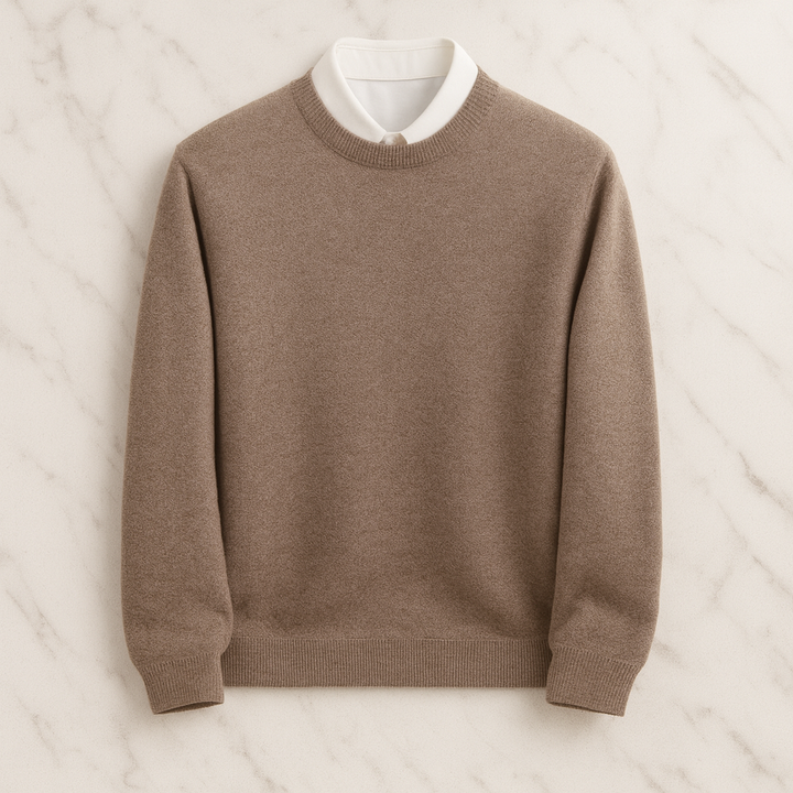 Pull homme en cachemire premium – chaleur légère et élégance
