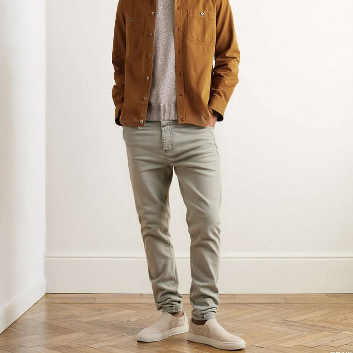 Pantalon homme slim Riverside – confort et élégance au quotidien