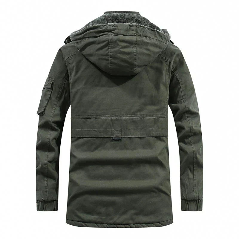 Manteau d'hiver homme doublé polaire – chaleur sans lourdeur