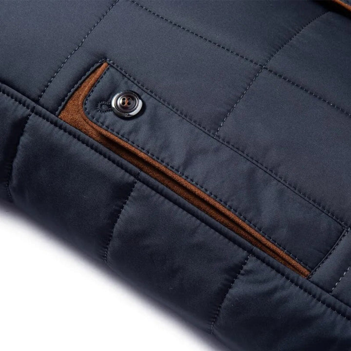 Veste matelassée homme à col montant – chaude et élégante