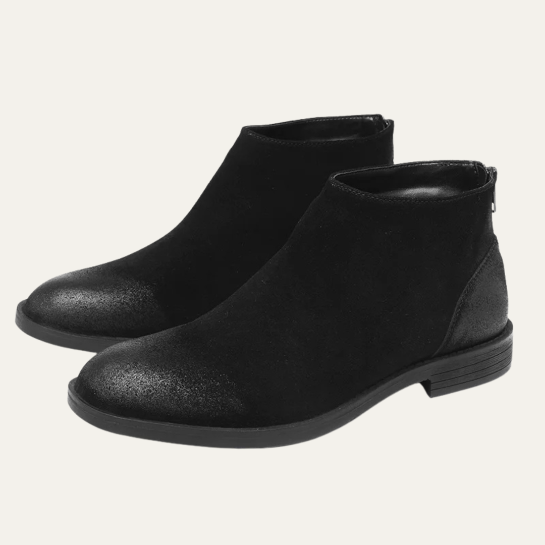 Bottines zippées Vicenza en daim véritable pour homme