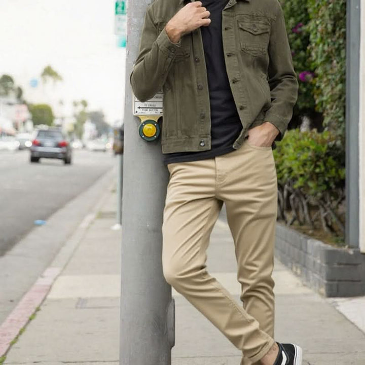 Pantalon homme slim Riverside – confort et élégance au quotidien