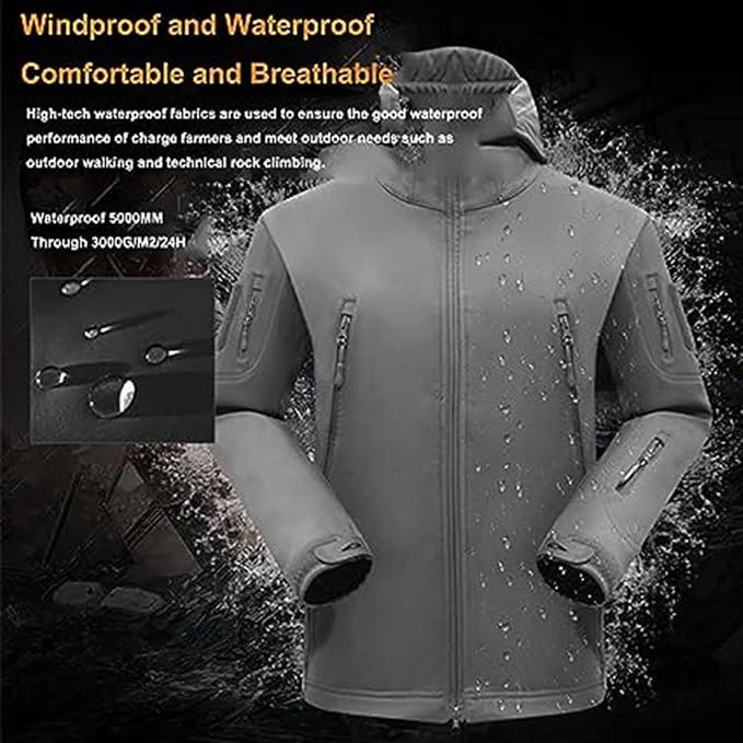 Ensemble veste et pantalon d'hiver homme – imperméable, coupe-vent