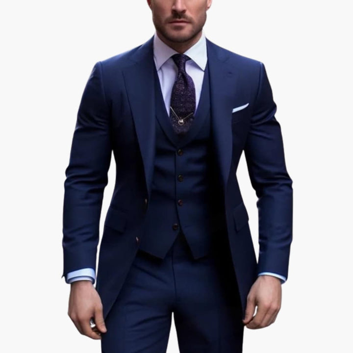 Costume homme trois pièces – veste, gilet et pantalon assortis