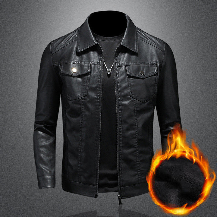 Veste en cuir homme vintage – confort et style au quotidien