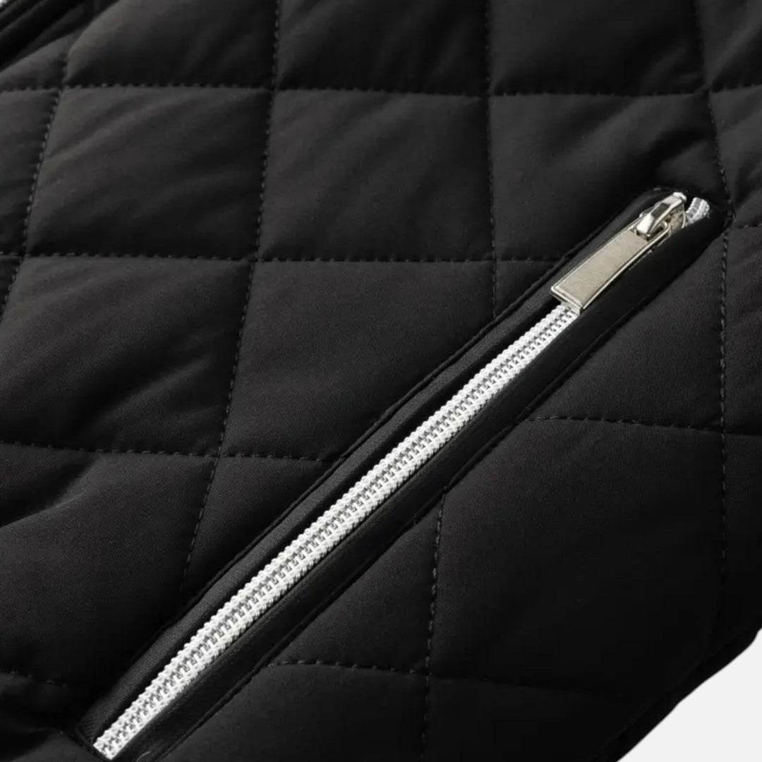Veste d'hiver homme matelassée – doublure polaire chaude