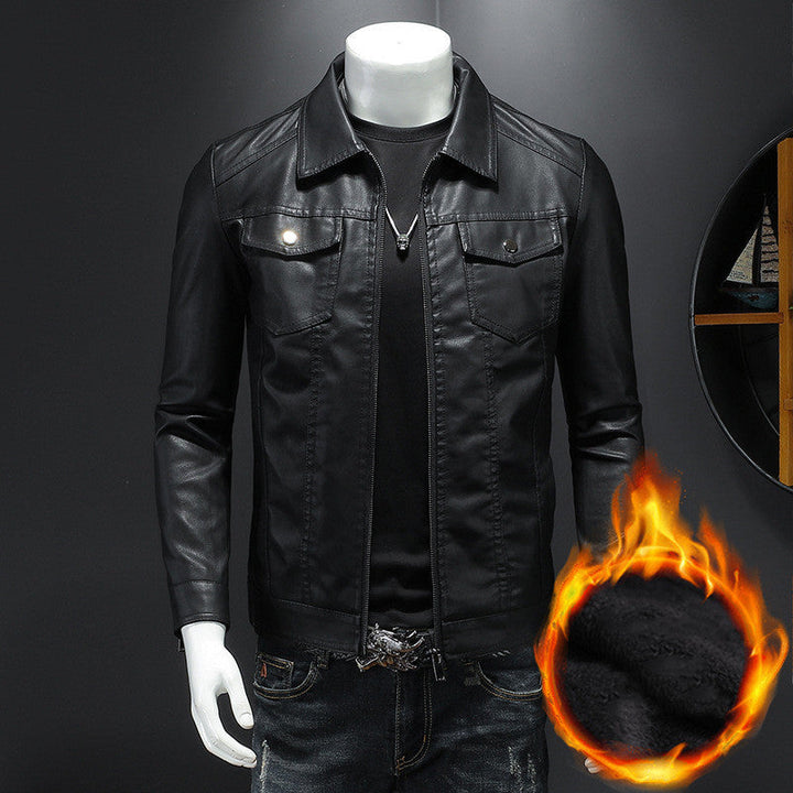 Veste en cuir homme vintage – confort et style au quotidien