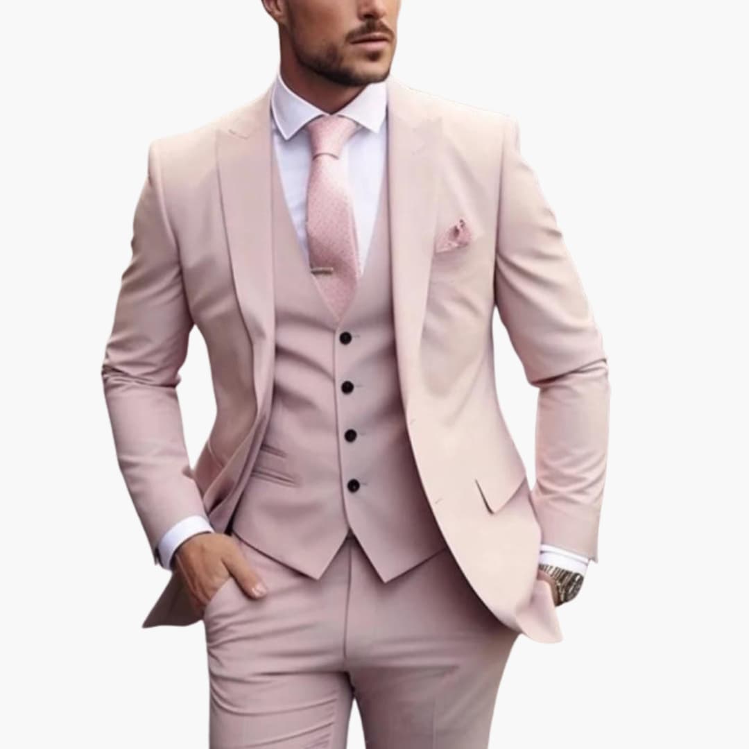 Costume homme trois pièces – veste, gilet et pantalon assortis