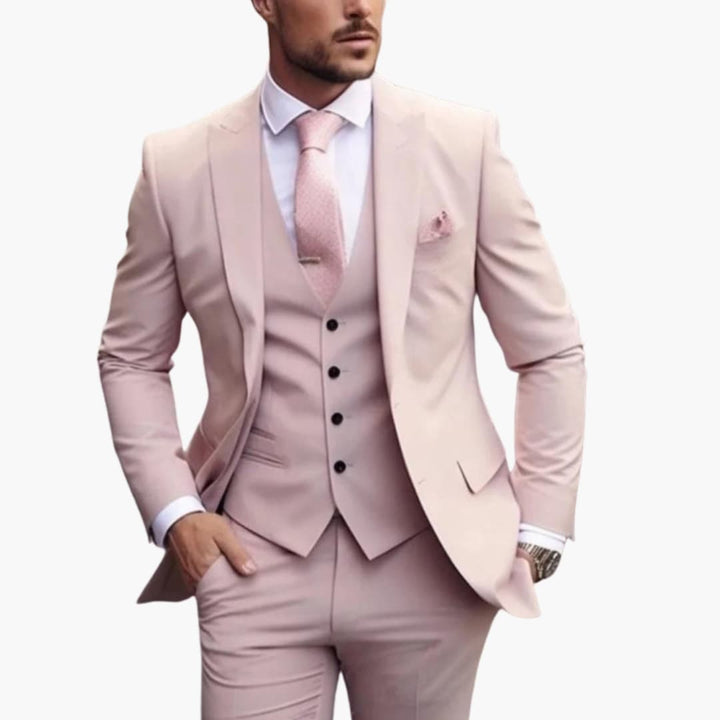 Costume homme trois pièces – veste, gilet et pantalon assortis