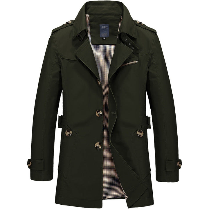 Trench-coat homme Jens – classique à double boutonnage