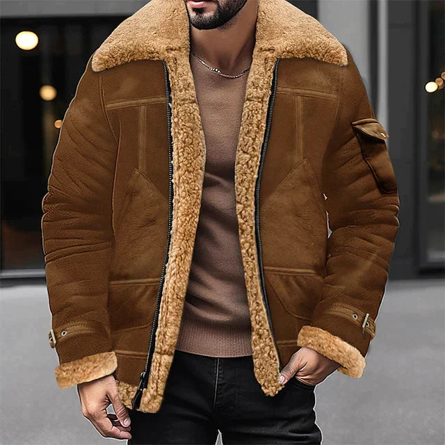 Veste sherpa homme – légère, chaude et facile à porter