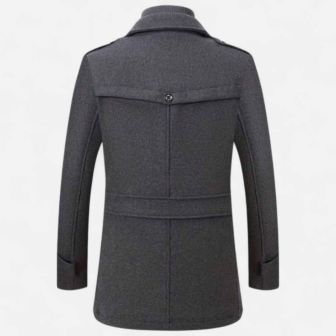Manteau homme en tweed coupe slim – tailoring classique