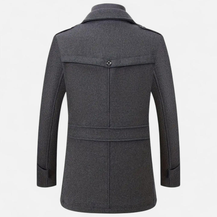 Manteau homme en tweed coupe slim – tailoring classique