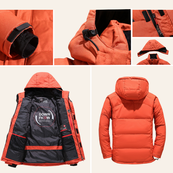Veste d'hiver Arctic à capuche – imperméable et coupe-vent