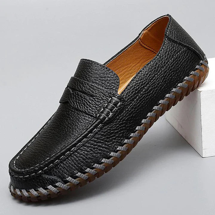 Mocassins Aero-24 – cuir d'origine italienne, coutures main