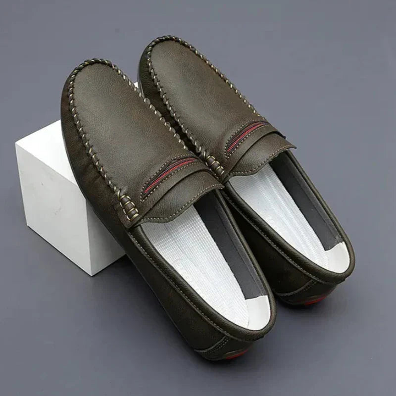 Mocassins Lumen-22 – construction finie main, esprit italien