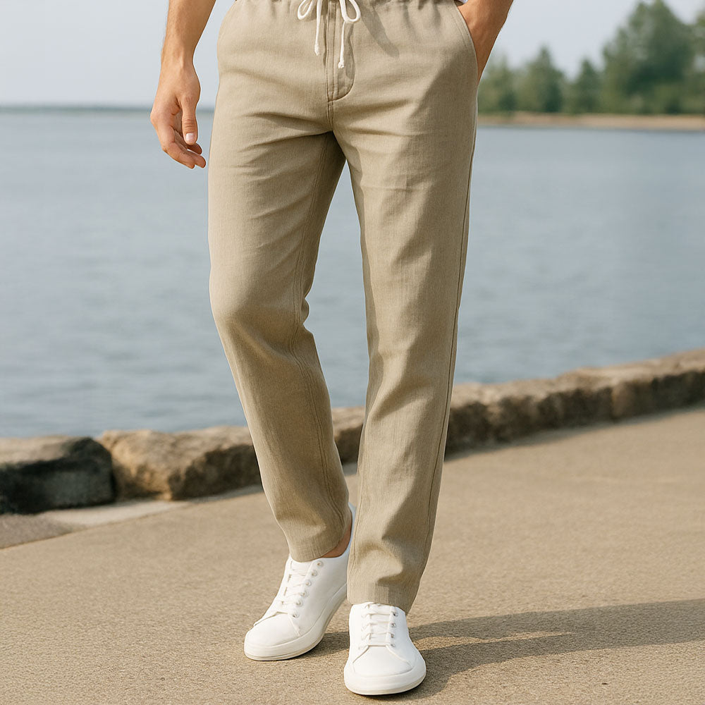 Pantalon en lin homme – léger, doux et respirant pour l'été