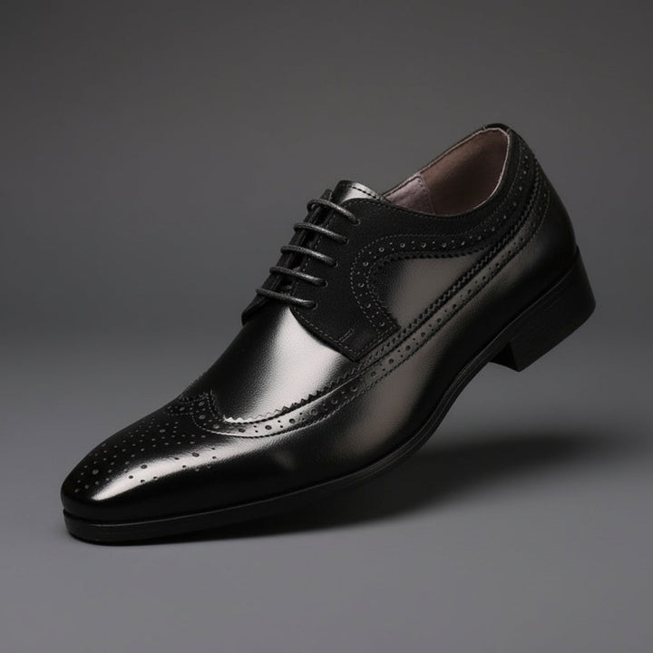 Chaussures brogue Ember-15 – charme classique, finition brillante