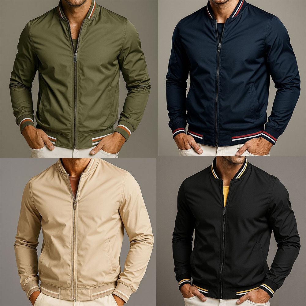 Veste légère homme en nylon – déperlante et résistante au vent