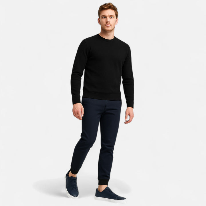 Baskets homme sans lacets en cuir véritable – profil épuré