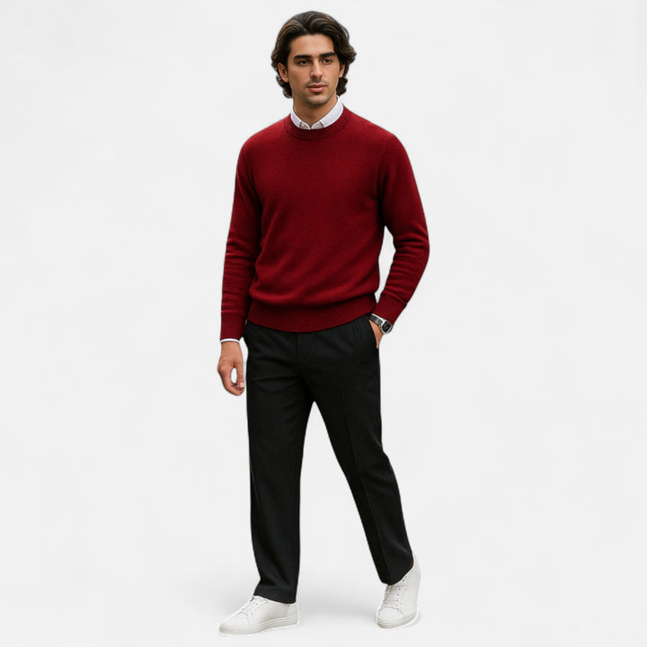 Pull homme coupe classique – maille fine et douce