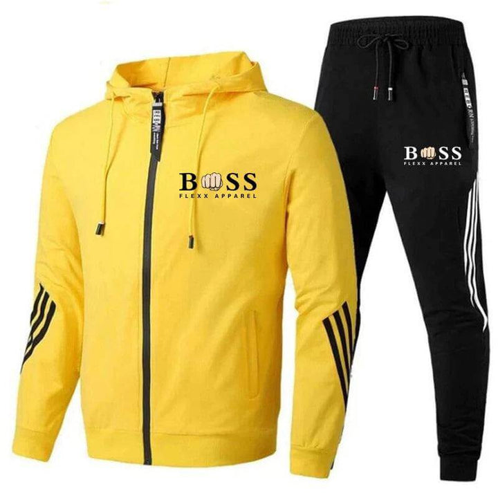 Survêtement homme sportif – tissu respirant, coupe ajustée