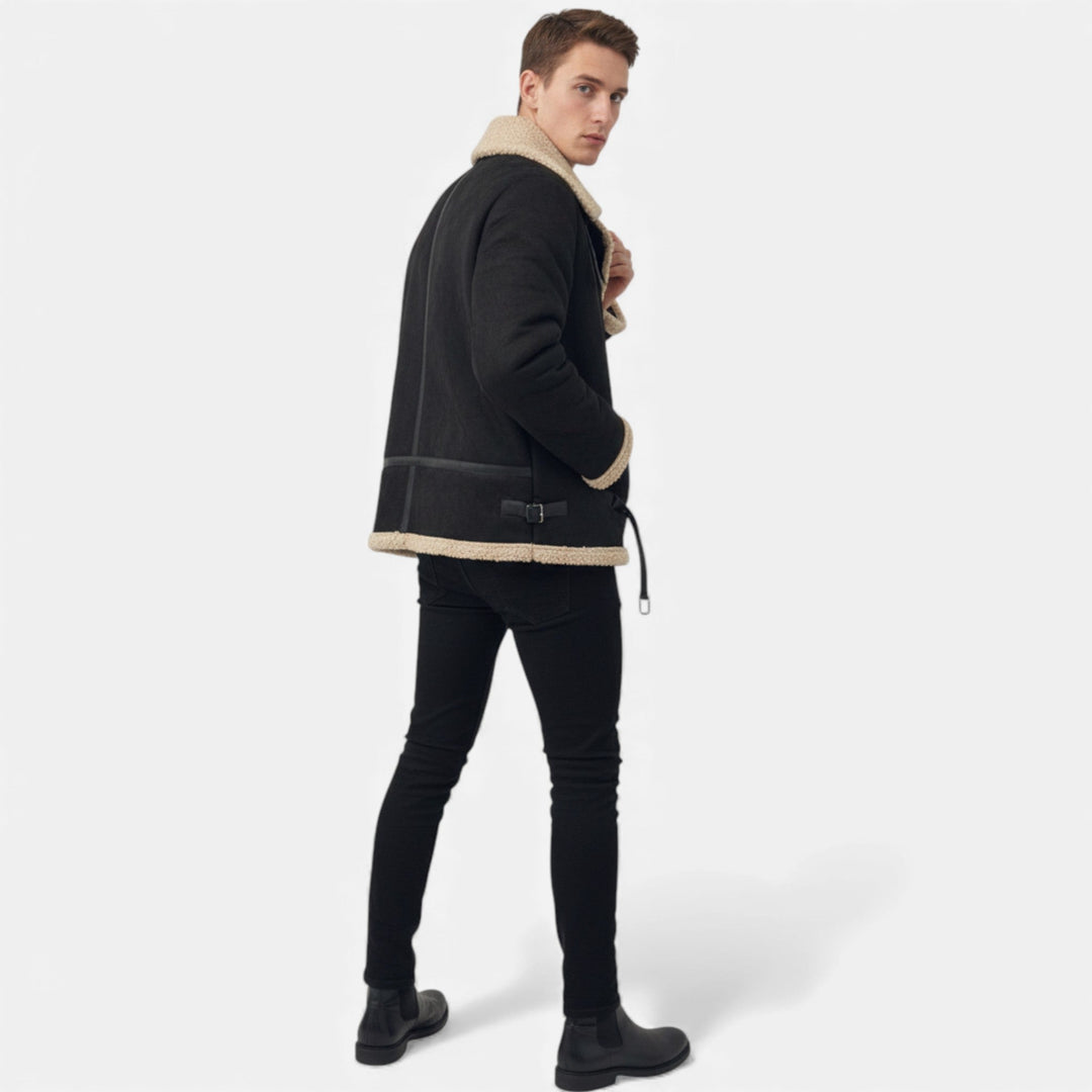 Veste d'hiver homme à doublure moelleuse – coupe structurée