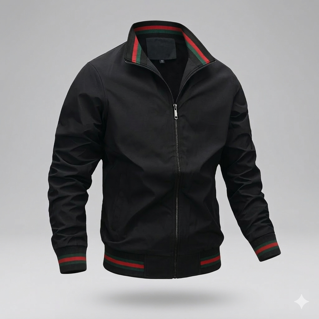 Veste d'été légère homme – zip et col montant respirant