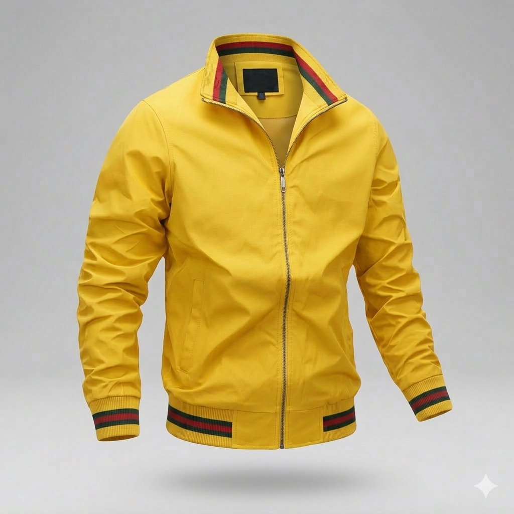 Veste d'été légère homme – zip et col montant respirant