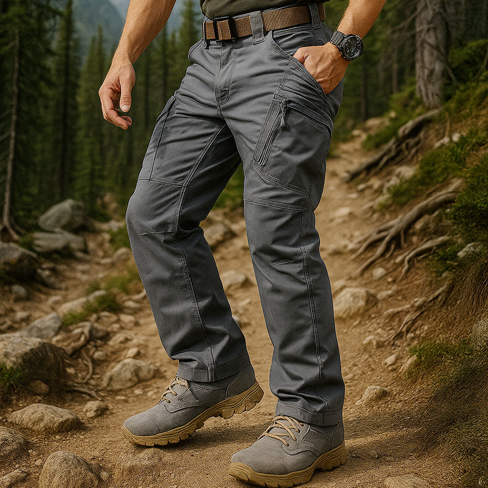 Pantalon cargo homme multipoches – tissu résistant et respirant