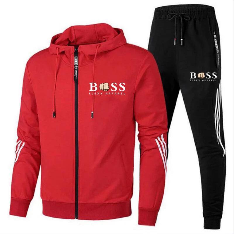 Survêtement homme sportif – tissu respirant, coupe ajustée