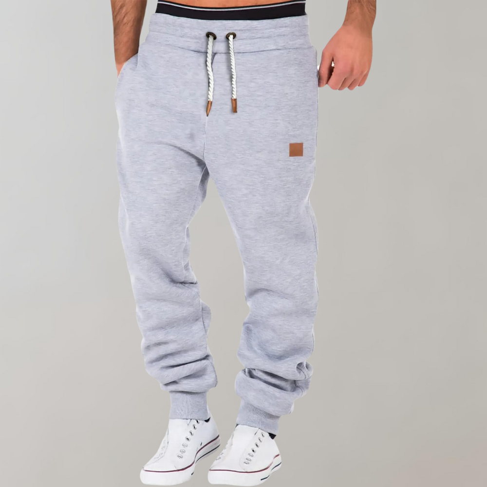 Pantalon de jogging homme en coton – ceinture élastique