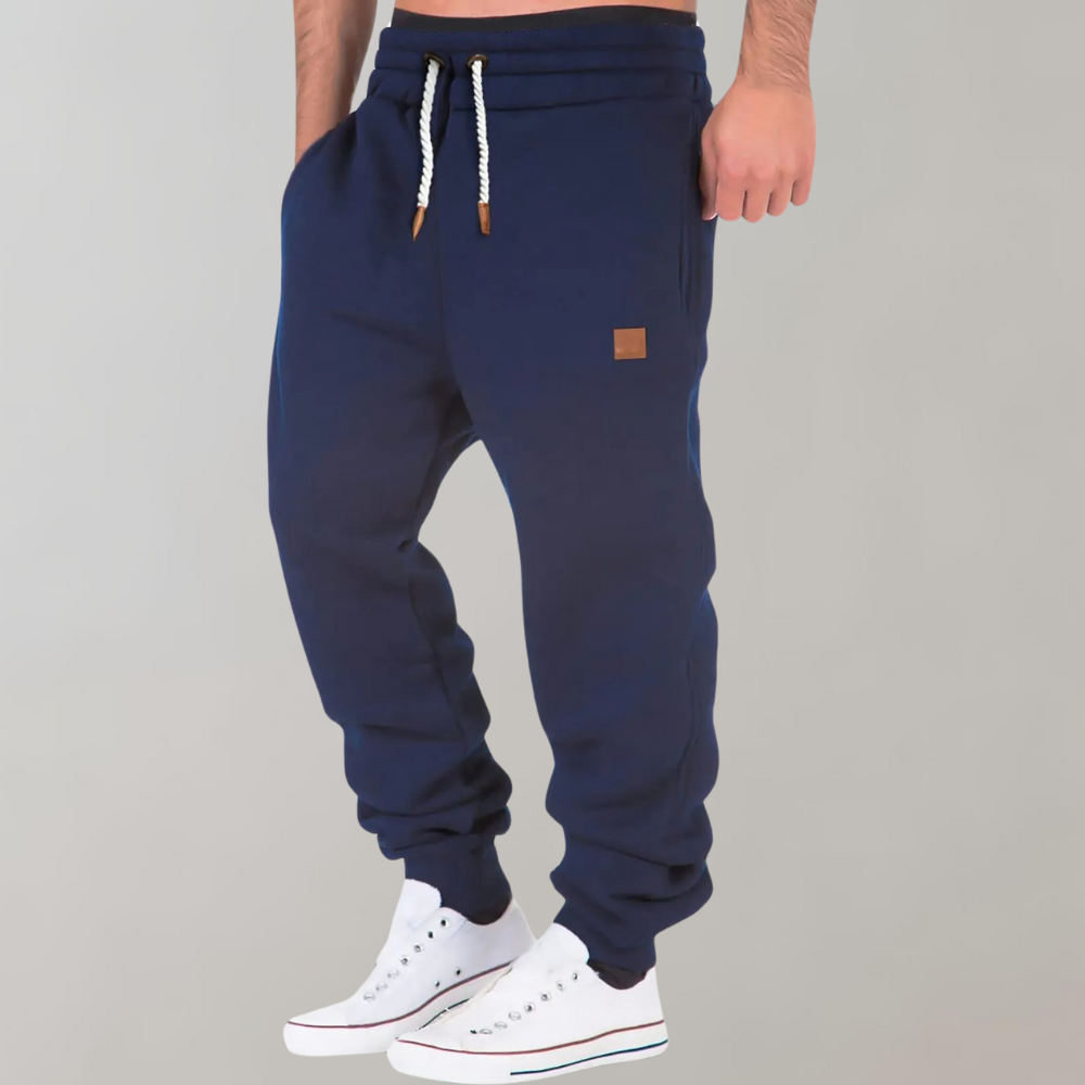 Pantalon de jogging homme en coton – ceinture élastique