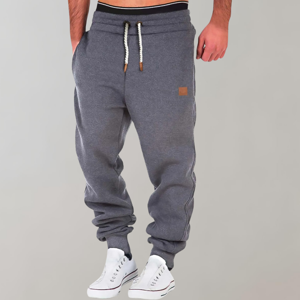 Pantalon de jogging homme en coton – ceinture élastique