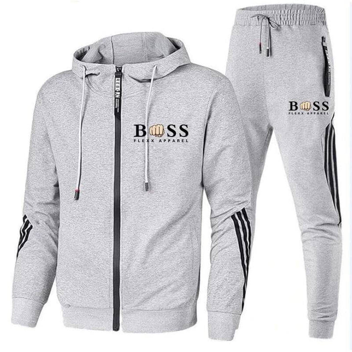 Survêtement homme sportif – tissu respirant, coupe ajustée