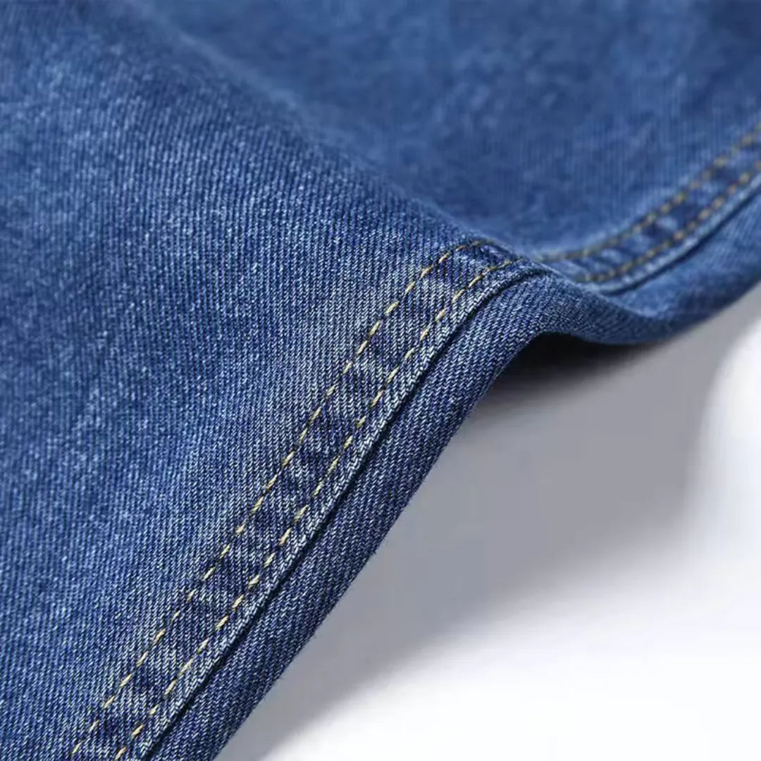 Jean homme coupe droite délavage clair – denim cinq poches