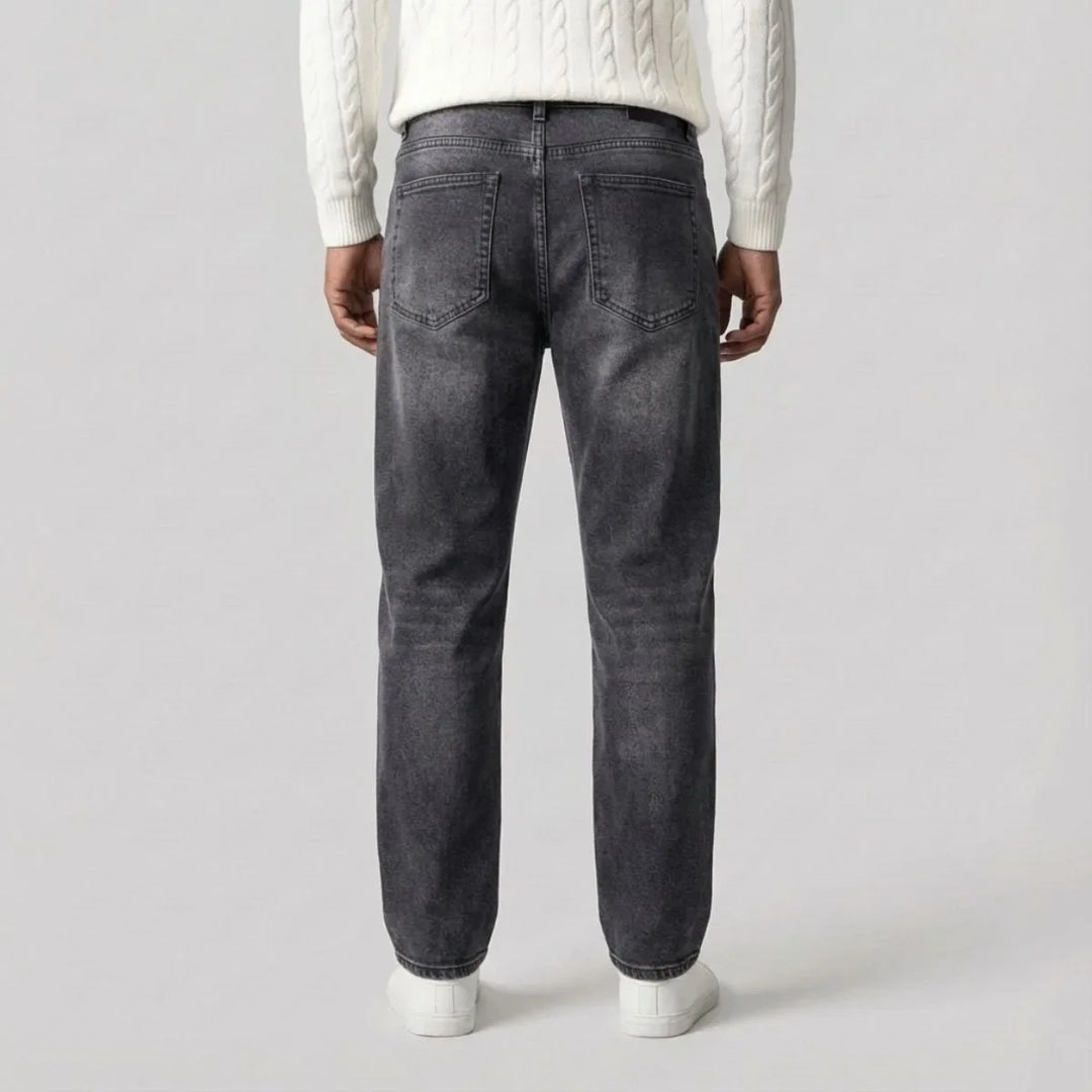 Jean droit homme coupe regular – cinq poches classique