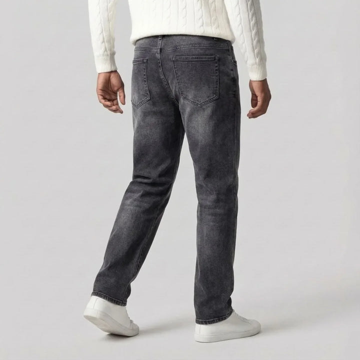 Jean droit homme coupe regular – cinq poches classique