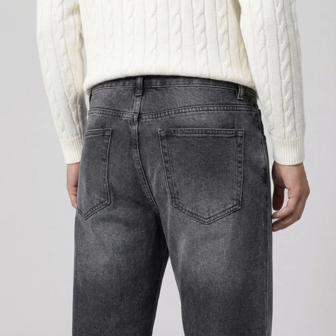 Jean droit homme coupe regular – cinq poches classique