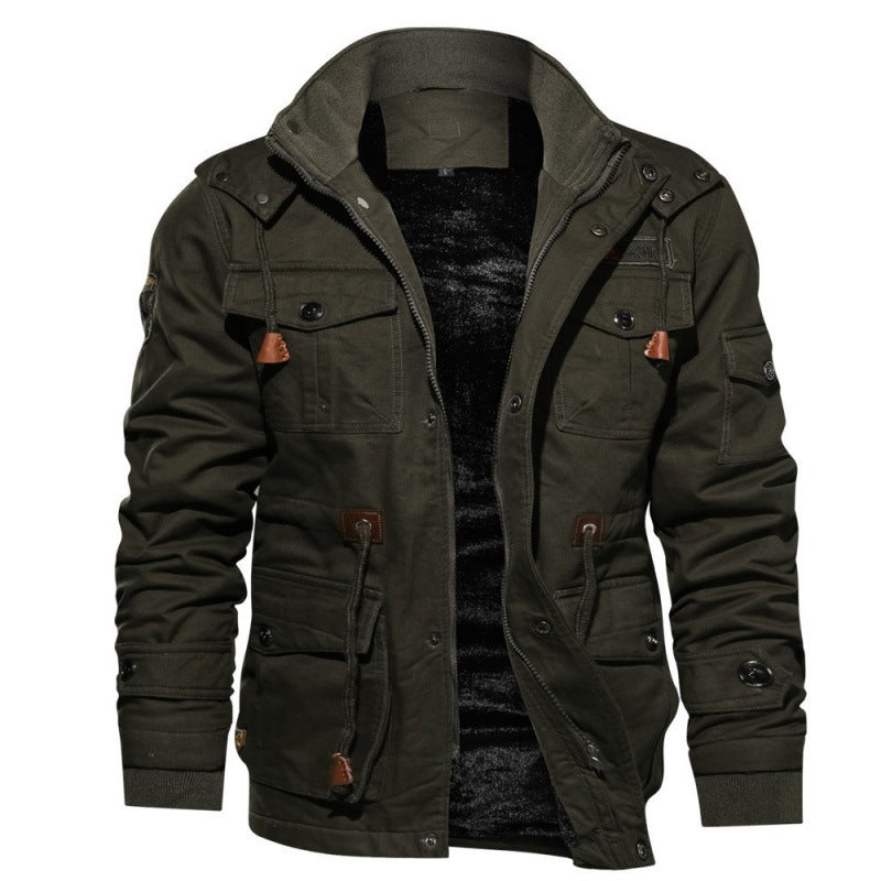 Veste d'hiver homme imperméable doublée polaire – chaude et stylée
