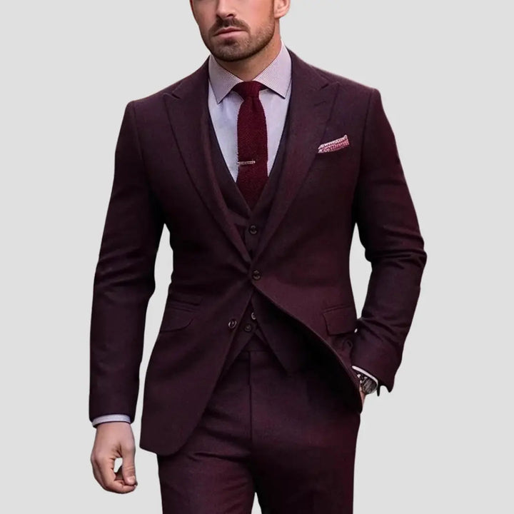 Costume trois pièces homme coupe slim – mariages et cérémonies